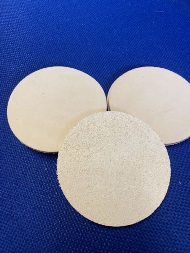 Leather Coasters - Nat Veg - Round or Square 90mm (3.1/2